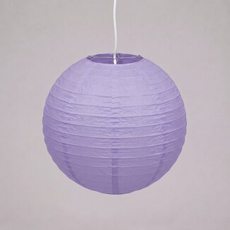 Purple nylon outdoor lantern