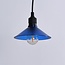 Shade for festoon bulbs in blue