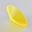 Shade for festoon bulbs in yellow
