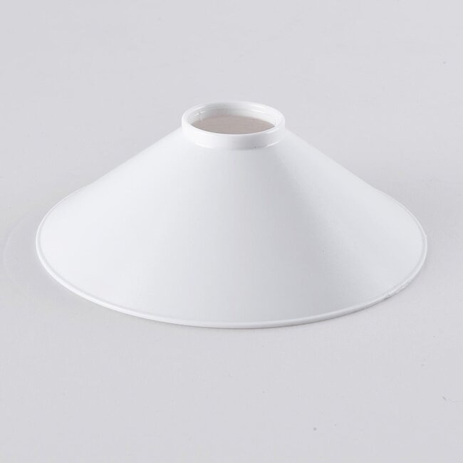 Shade for festoon bulbs in white