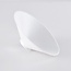 Shade for festoon bulbs in white
