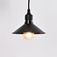 Shade for festoon bulbs in black
