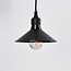 Shade for festoon bulbs in black