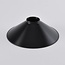 Shade for festoon bulbs in black