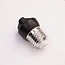 Black E27 casing cap for festoon cables