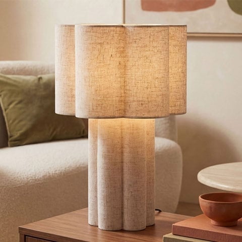 Table lamps for the bedside table