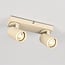 Ceiling spotlight Dotto with 2 rotatable spots in pearl white