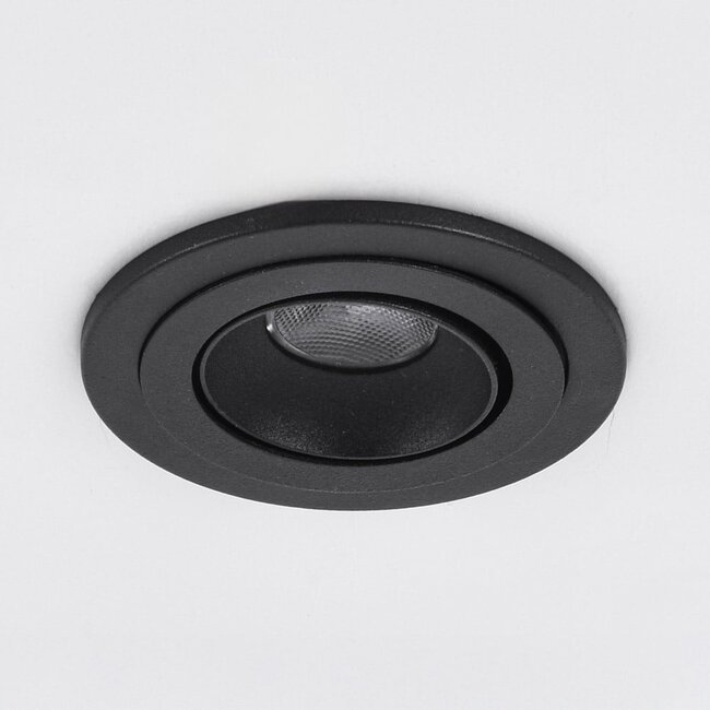 Recessed spotlight Adam 4W with dim-to-warm function UGR<15