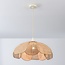 Pendant light Falerie with rattan shade - natural