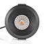 Meya 9W recessed spotlight with bevelled trim (style 3) in black