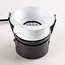 Meya 9W recessed spotlight with bevelled trim (style 3) in white