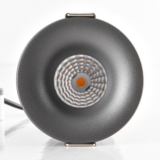 Recessed spotlight Meya 9W with a size 2 ring - dark grey