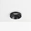 Meya 9W recessed spotlight with flat trim (style 1) in black