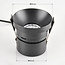 9W recessed spotlight Meya with ring 1 - Black