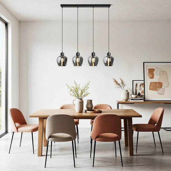 Pendant lamps for radiant interiors