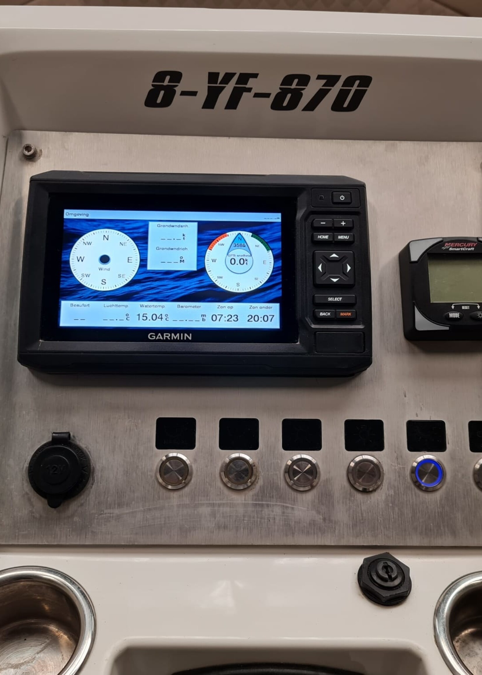 Corsiva 690 Tender uit 2016, 90 pk Mercury DFI