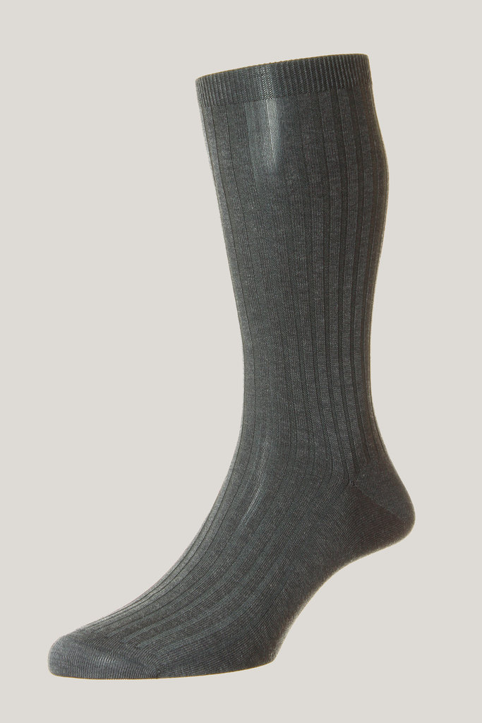 Pantherella Danvers Plain Fil d'Ecosse Cotton Socks