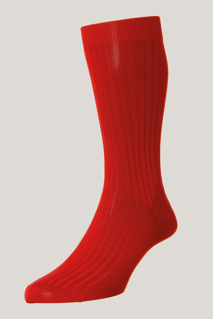 Pantherella Danvers Plain Fil d'Ecosse Cotton Socks