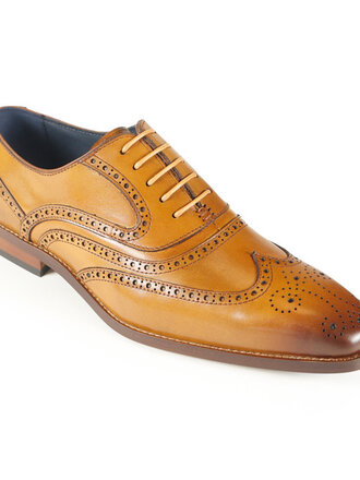 Azor Alaska Brogue Tan Azor Alaska Brogue Tan