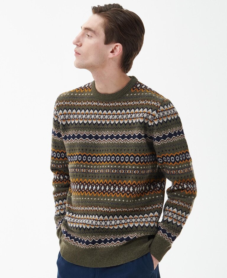 Barbour Fairisle Crew Neck Jumper