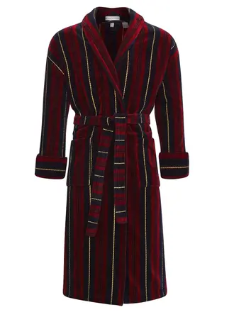 Bown Marchand Striped Velour Gown Bown Marchand Striped Velour Gown