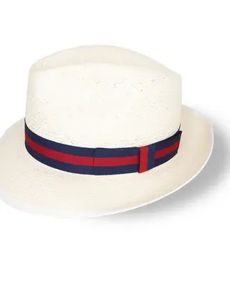 Denton Mayfair Panama Navy red Band Denton Mayfair Panama Navy red Band