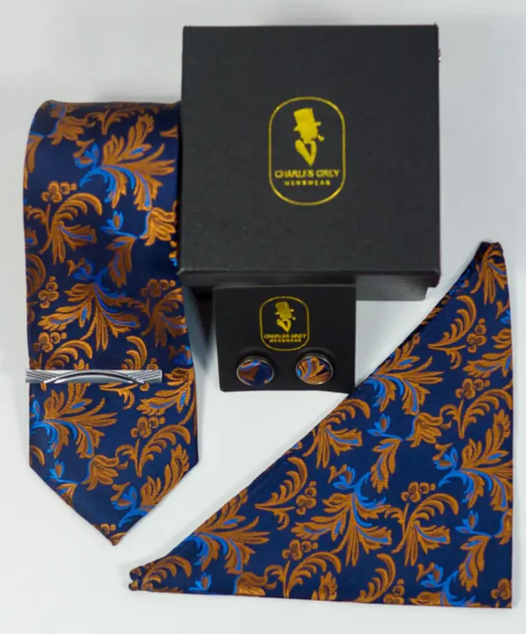 Charles Grey Tie Set