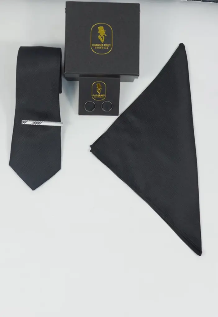 Charles Grey Tie Set