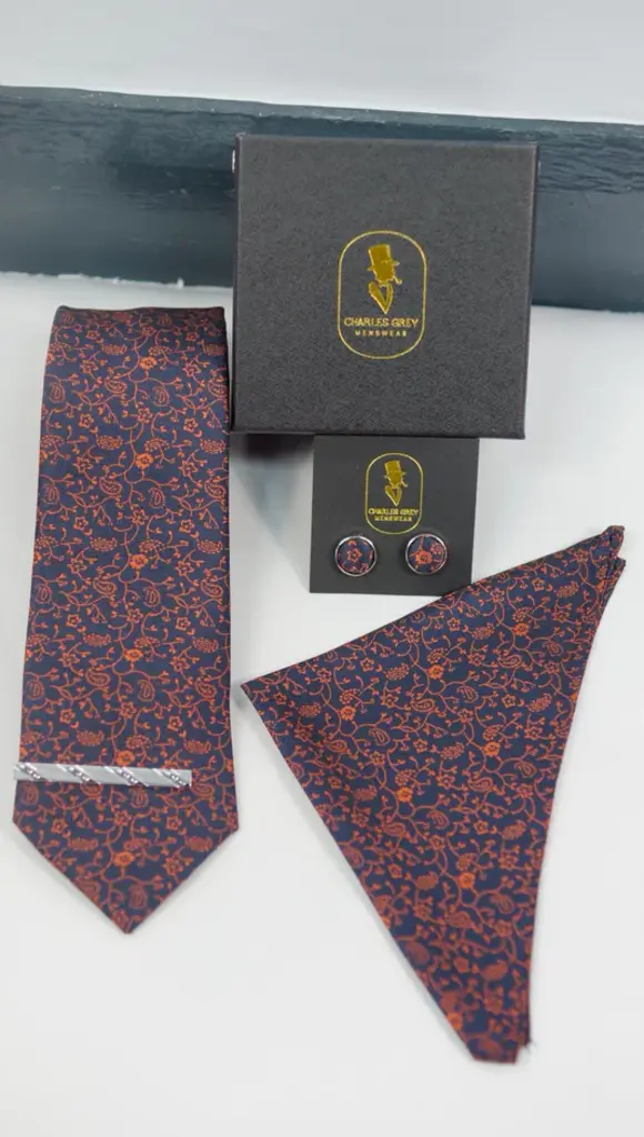 Charles Grey Tie Set