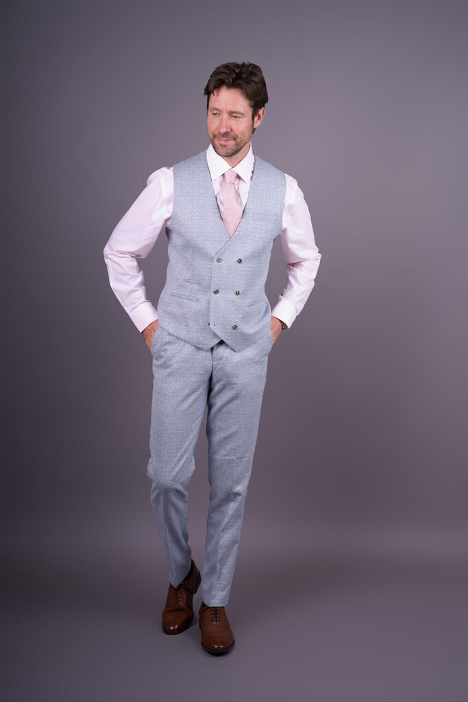Robert Simon Luis Blue Waistcoat