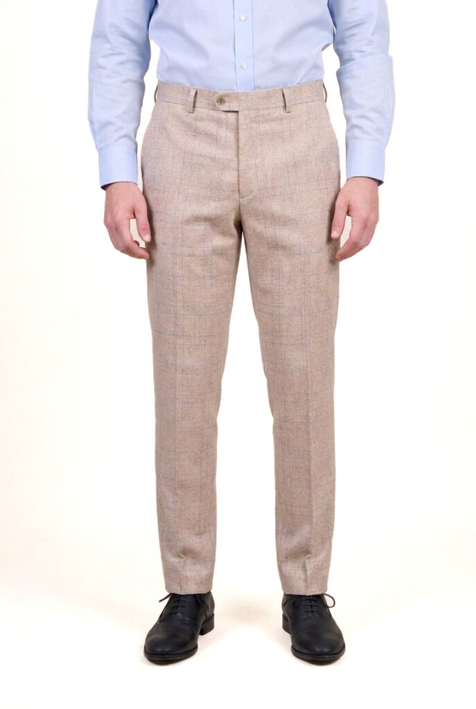 Robert Simon Luis Cream Trousers
