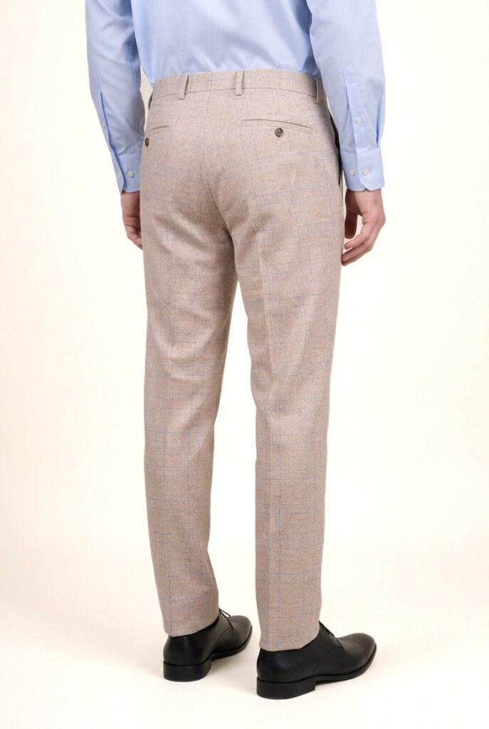Robert Simon Luis Cream Trousers