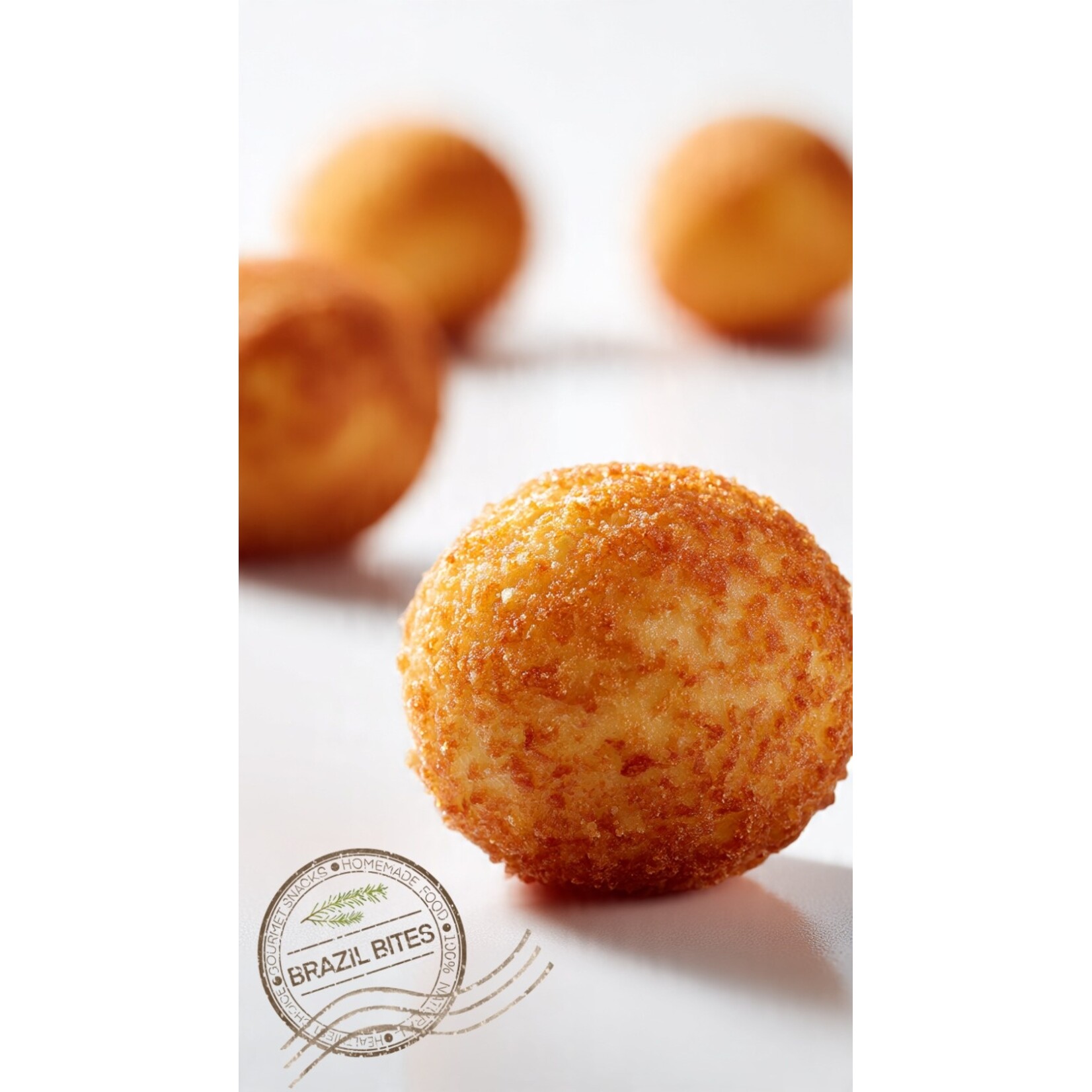 Bolinha de Queijo 1 kg - 66 Brazilian Cheese Balls