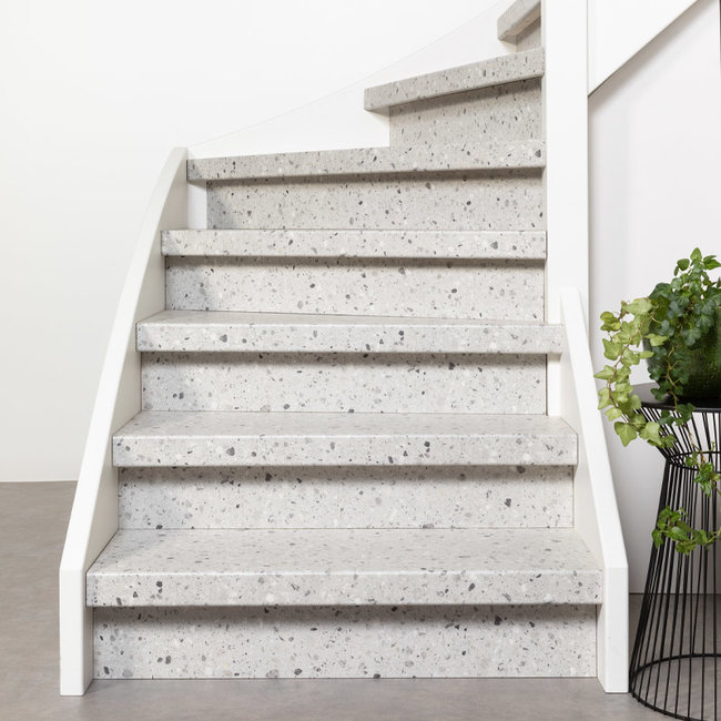 Uitlooptrede + overloopprofiel - Stylish Terrazzo