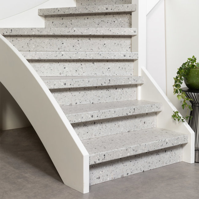 Overzettrede - Stylish Terrazzo - 100 x 30 cm of 130 x 38 cm