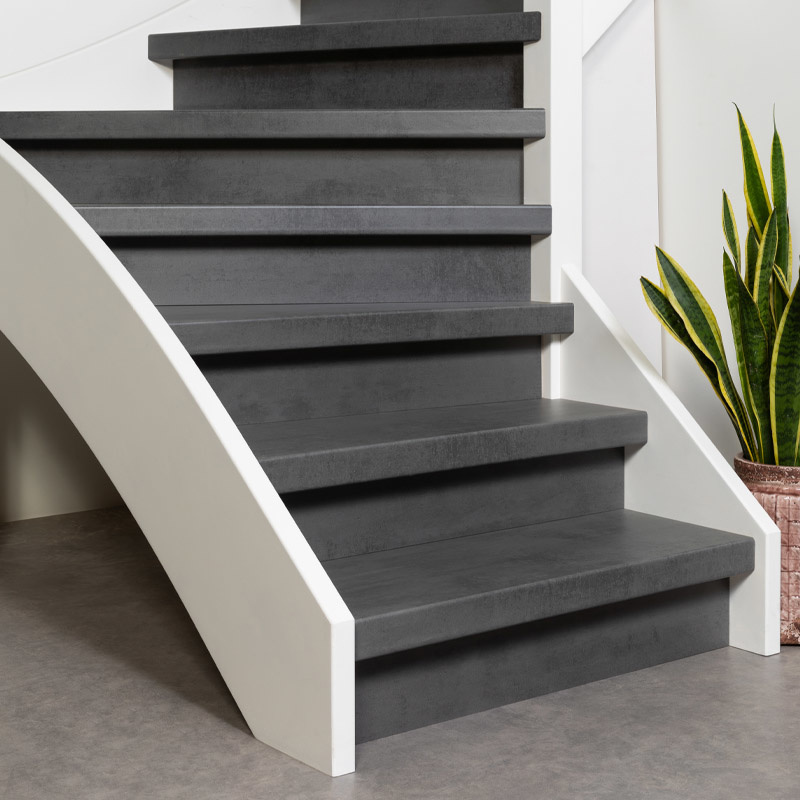 Intense Concrete doe-het-zelf traprenovatie set afbeelding