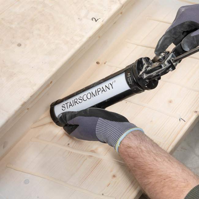 Accessoires voordeelpakket - trapspin - 8x traplijm - afdichtingskit