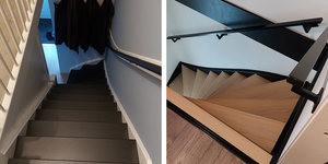 Zo bekleed je netjes de bovenste traptrede