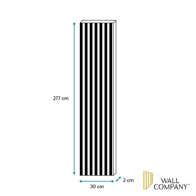 Wallcompany Forest wandpaneel - 30 x 277 cm