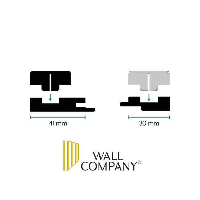 Afwerklatten set Jungle - 277 cm - Wallcompany