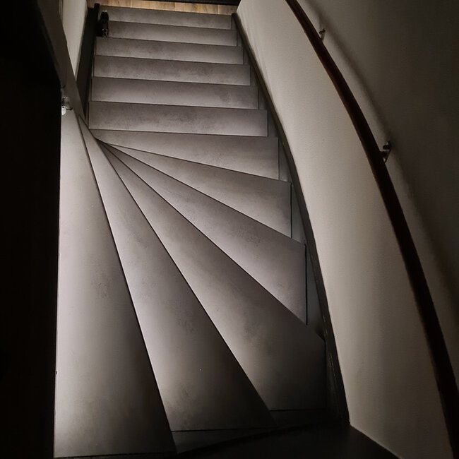 Trapverlichting set - Koud wit - 50 cm - COB ledstrips in profielen