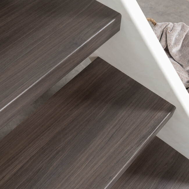 Coffee Oak open traprenovatie set | doe-het-zelf set