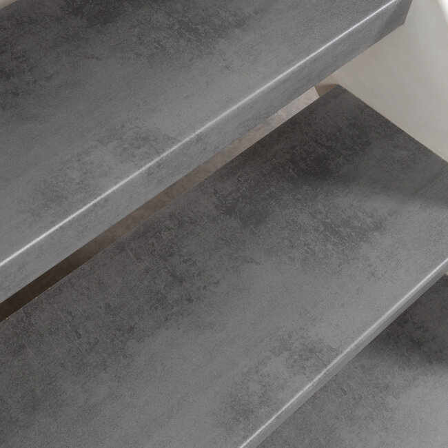 Intense Concrete open traprenovatie set | doe-het-zelf set