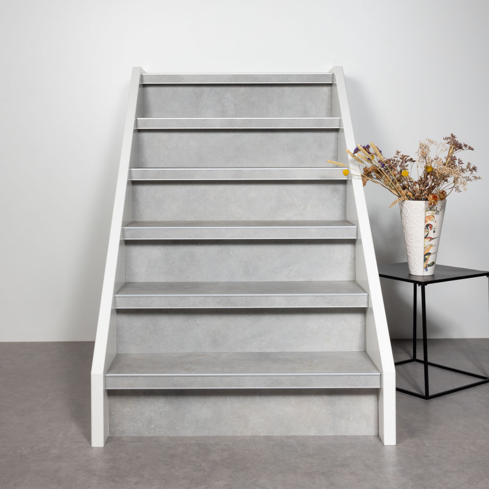 Lime Stone | pvc | doe-het-zelf traprenovatie set afbeelding