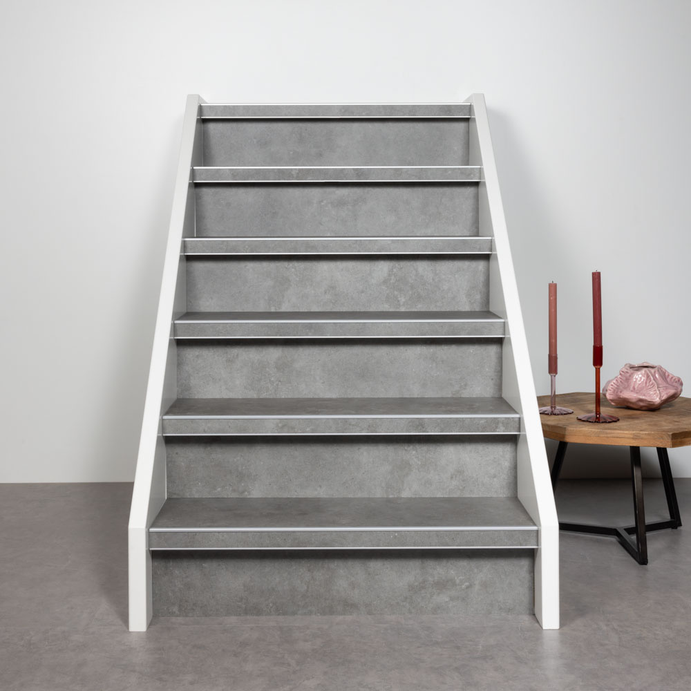 Granite Stone | pvc | doe-het-zelf traprenovatie set afbeelding