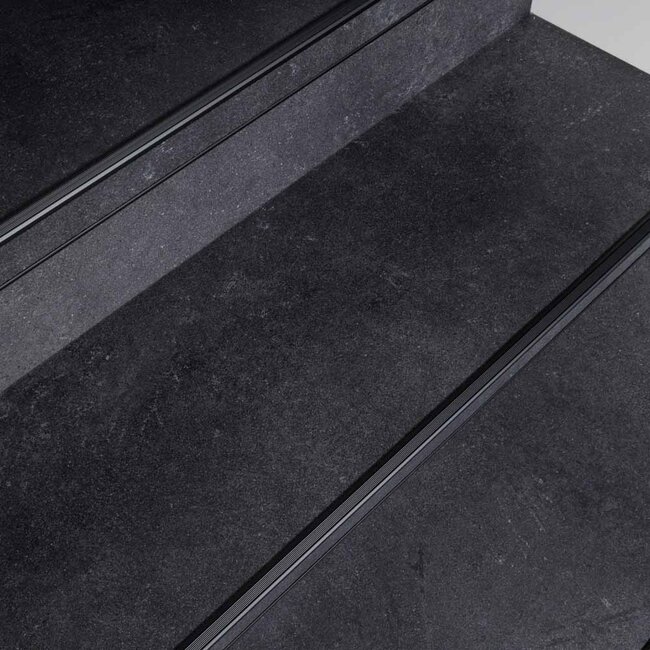 Anthracite Stone | pvc | doe-het-zelf traprenovatie set | 4 treden