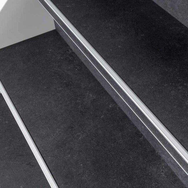 Anthracite Stone | pvc | doe-het-zelf traprenovatie set | 4 treden