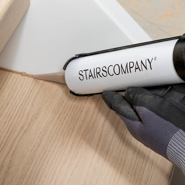 Montagepakket pvc traprenovatie | trapspin - pvc traplijm - afdichtingskit