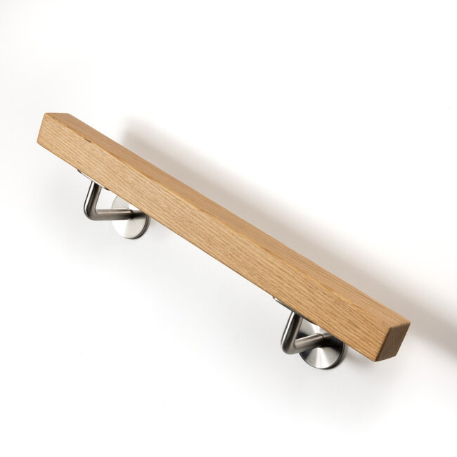 Eiken trapleuning | Vierkant 40 mm