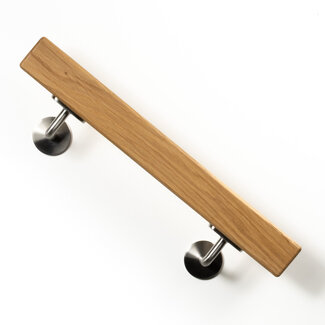 Eiken trapleuning | Rechthoekig 60 x 40 mm